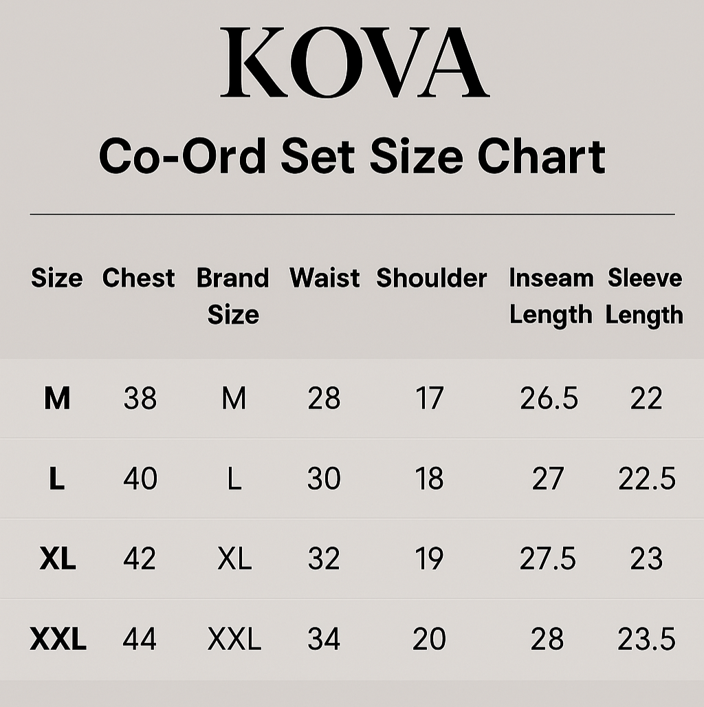 KOVA - Co-Ord Set (Black)
